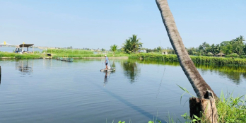 Sụp hầm lô đất mặt sông Cổ cò Hội An sát Casamia Calm