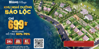 BIANG VILLAGE  Làng Sinh Thái Hạnh Phúc, Sổ sẵn chưa qua đầu tư, Ngân hàng 50%