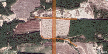 Bán miếng đất mẫu 2mặt tiền Dự Kiến có đường Tân Minh Sơn Mỹ phóng qua giữa đất