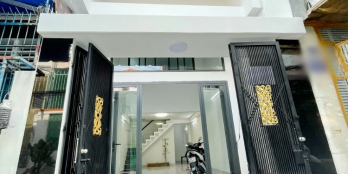 Bán nhà mới 1 lầu hẻm 4m gần MT HXH đường Dạ Nam Phường 2 Quận 8