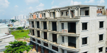 Bán nhà mặt tiền , sổ hồng riêng Quận 12