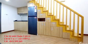 Bán căn hộ giá rẻ Quận 1 HCM chỉ từ 1 tỷ 260 triệu / căn