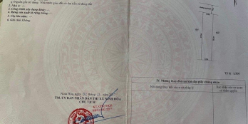 Kẹt tiền  bán lô đất 300m2 full thổ cư -Ninh hòa,Khành hòa ,cách biển 15 phút