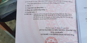 Cần bán lô gần ql 29 - Sơn Giang - Sông Hình - Phú Yên.