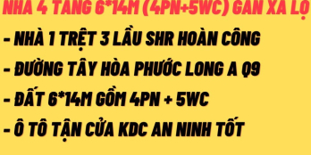 BDS Hùng Vĩ Land [NC] Gía 8 tỉ ~ 100 tr/m²-Bán nhà 1T3L 80 m²(6x14) 4PN5WC HXH