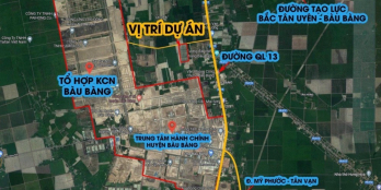 Khu đô thị mặt tiền - Lai Uyên, Bàu Bàng