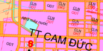 BÁN ĐẤT THỔ CƯ BÀN CỜ THỊ TRẤN CAM ĐỨC