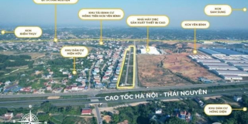 Đất KDC Hồng Tiến, cạnh Sam Sung Thái Nguyên lãi bao nhiêu cuối năm 2022