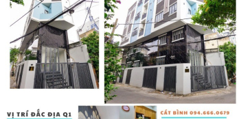 29.5 tỷ, Bán nhà góc 2 MT CMT8 Q.3, 5,2m x 21 - hầm, 5 lầu, HĐ thuê 135 tr/tháng