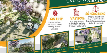 ĐẤT NỀN MẶT TIỀN ĐƯỜNG ĐOÀN THỊ ĐIỂM, FULL THỔ, VIEW ĐỒI