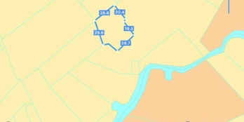 Lô đất nông nghiệp vuông vức siêu đẹp giá đầu tư , xe máy vào tới đất