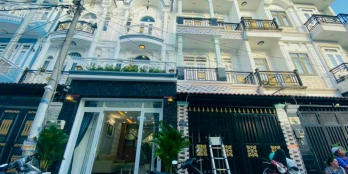 Nhà phố 1 trệt 2 lầu sân thượng đường Đào Tông Nguyên, Thị trấn Nhà Bè