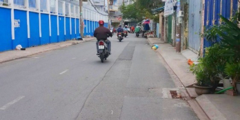 QUẬN TÂN PHÚ, MẶT TIỀN ĐƯỜNG TRẦN TẤN, 218m2, dài khủng 43.6m, 19 tỷ 5