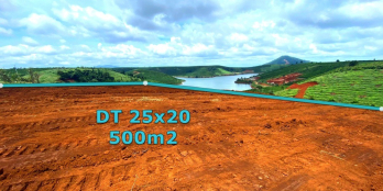 đất nghỉ dưỡng view hồ. diện tích 500m2. shr. pháp lý rõ ràng. bảo lộc