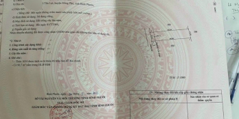 Bán nhanh lô đất gần cao tốc Bình Dương- Đồng Phú 10x100m2x200tc giá 450tr