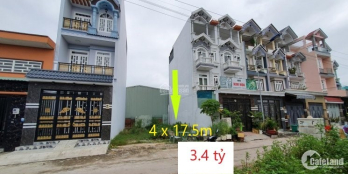 Bán đất Võ Văn Vân, Tân Tạo, Bình Tân. Hẻm 7m,  4 x 17.5m, thổ – 3.4 tỷ