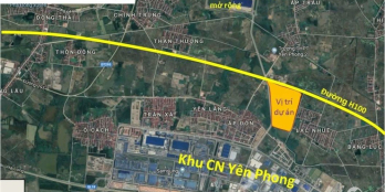 Dự án cát tường smart city Yên Phong, nhà shophouse liền kề khu công nghiệp