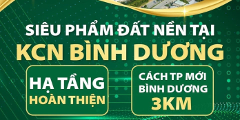Sở hữu ngay chỉ 600tr/nền (60%) (mặt tiền đường ĐT741, liền kề KCN lớn BD)