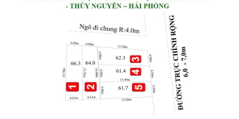 Bán nhanh 5 lô F0 tại Thị Trấn Minh Đức - Thủy Nguyên - Hải Phòng