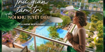 Thư giãn tâm trí nhờ cảnh quan nội khu tuyệt mỹ của Lumiere Boulevard