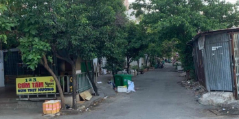 Hẻm 8m Đối diện chợ An Nhơn 10x21 3tầng 33 phòng cho thuê. Có dòng tiền cao.