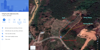 Bán 3,2 sào đất thôn 9 Mê Linh. Đường hiển thị trên sổ 200m