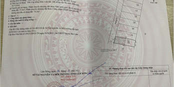 đất đầu tư tốt view đẹp view hồ đồi chè 150m2 80mtc bảo lộc