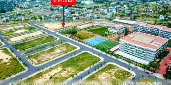 KẸT TIỀN BÁN LỖ Lô đất 2 mặt tiền trước sau Khu FPT Đà Nẵng. GIÁ RẺ 2,65 tỷ