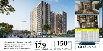 Dự án tại Tân Uyên, chỉ 17tr/m đây là dự ám chung cư đầu tiên tại Tân Uyên
