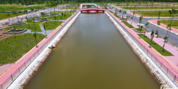 Đất nền View mặt sông Vàm Cỏ thoáng mát và giàu tài lộc đã có sổ hồng riêng