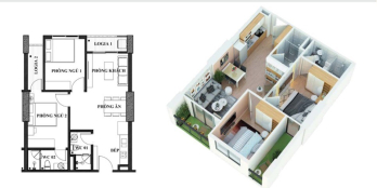 BÁN CĂN 2 PHÒNG NGỦ CHUNG CƯ VINA2 PANORAMA QUY NHƠN 1,1 TỶ