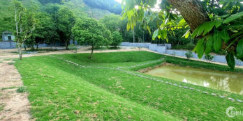 bân đất bám sông tại Lương Sơn, Hoà Bình 3500m2 lô góc 2 mặt tiền