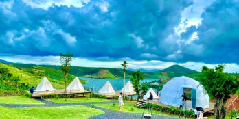 Đất bảo lộc ven hồ, sổ sẵn 500m2 giá 2tr/m