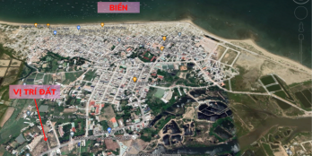 Đất biển mặt tiền đường nhựa 29m