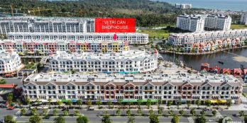 Bán gấp căn Shophouse Vinpearl Phú Quốc, DTĐ 94m2 xây 4 tầng 1 tum