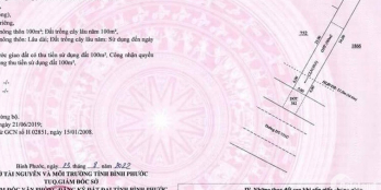 Chỉ 650Tr sở hữu ngay 200m2 (100m2 thổ cư ) Chơn Thành- Bình Phước-Đường nhựa15m