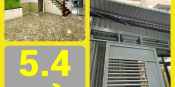 BÁN NHÀ HẺM 1206 HUỲNH TẤN PHÁT-DT 5,3x12m-1TRỆT 2LẦU 4PN 2WC-GẦN ĐƯỜNG HTP