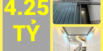 NHÀ HẺM 1927 HUỲNH TẤN PHÁT-DT4x12,5M-1TRỆT 2LẦU SÂN THƯỢNG 4PN 5WC.HỖ TRỢ VAY