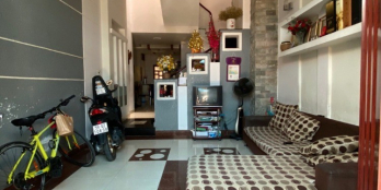 Trung tâm Quận 10- Ba tháng hai sổ nở hậu hẻm ô tô nhà đẹp 4 tầng