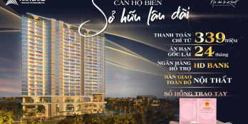 VENEZIA - HOMETEL MẶT TIỀN VIEW BIỂN ĐẦU TIÊN HỒ TRÀM CÓ SỔ ĐỎ LÂU DÀI