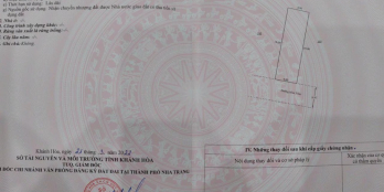 BÁN GẤP LÔ ĐẤT KHU TĐC ĐẤT LÀNH VĨNH THÁI - NHA TRANG GIÁ CHỈ 1ty490 (bớt Lộc)