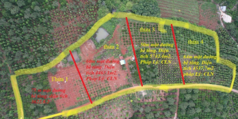 Bán 20000m2 đất nông nghiệp. Có 250m mặt đường bê tông liên thôn