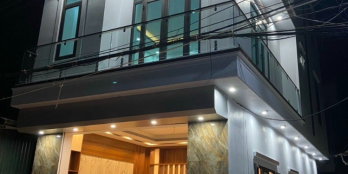 Bán nhà 4 tầng lô góc 55m mặt tiền 5m Trần Lãm, Tp.Thái Bình giáp bệnh viện Mắt