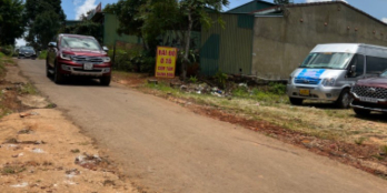 Mặt tiền đường chính vào Homestay Topview Tà Đùng. Sẵn 200m2 thổ cư