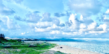 Đất mặt tiền biển, gần Novaworld Bàu Trắng, sổ hồng sẵn, DT 3300m2