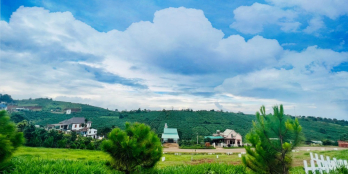 Bán đất dân 2 mặt tiền đường Lạc Long Quân ,gần TP Bảo lộc , đất bằng view đồi