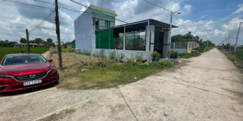 Đất 2 mặt tiền đường 243.9m2 đan 5m ô tô cách QL1A 500m SHR Thủ Thừa