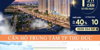 HOT CĂN HỘ THỦ ĐỨC MOONLIGHT AVENUE CHỈ TỪ 1TỶ3/CĂN STUDIO