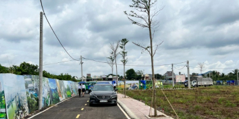 Đất full thổ cư sổ hồng từng nền, gần cổng sân bay quốc tế Long Thành. dt: 5x22