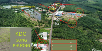 ĐẤT NỀN 5*40 MẶT TIỀN CHƠN THÀNH BÌNH PHƯỚC GẦN CHỢ VÀ KCN